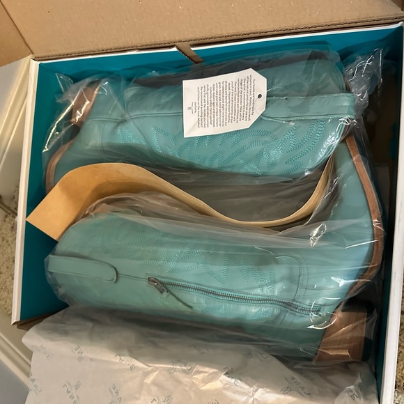 NWT Lane Smokeshow boot in glacier teal/turquoise blaze, 7.5 - Picture 7 of 13